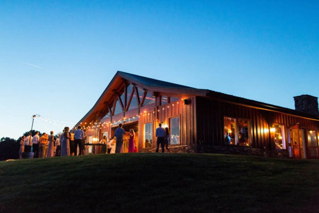 Wedding photo at Autumn Creek Vineyards